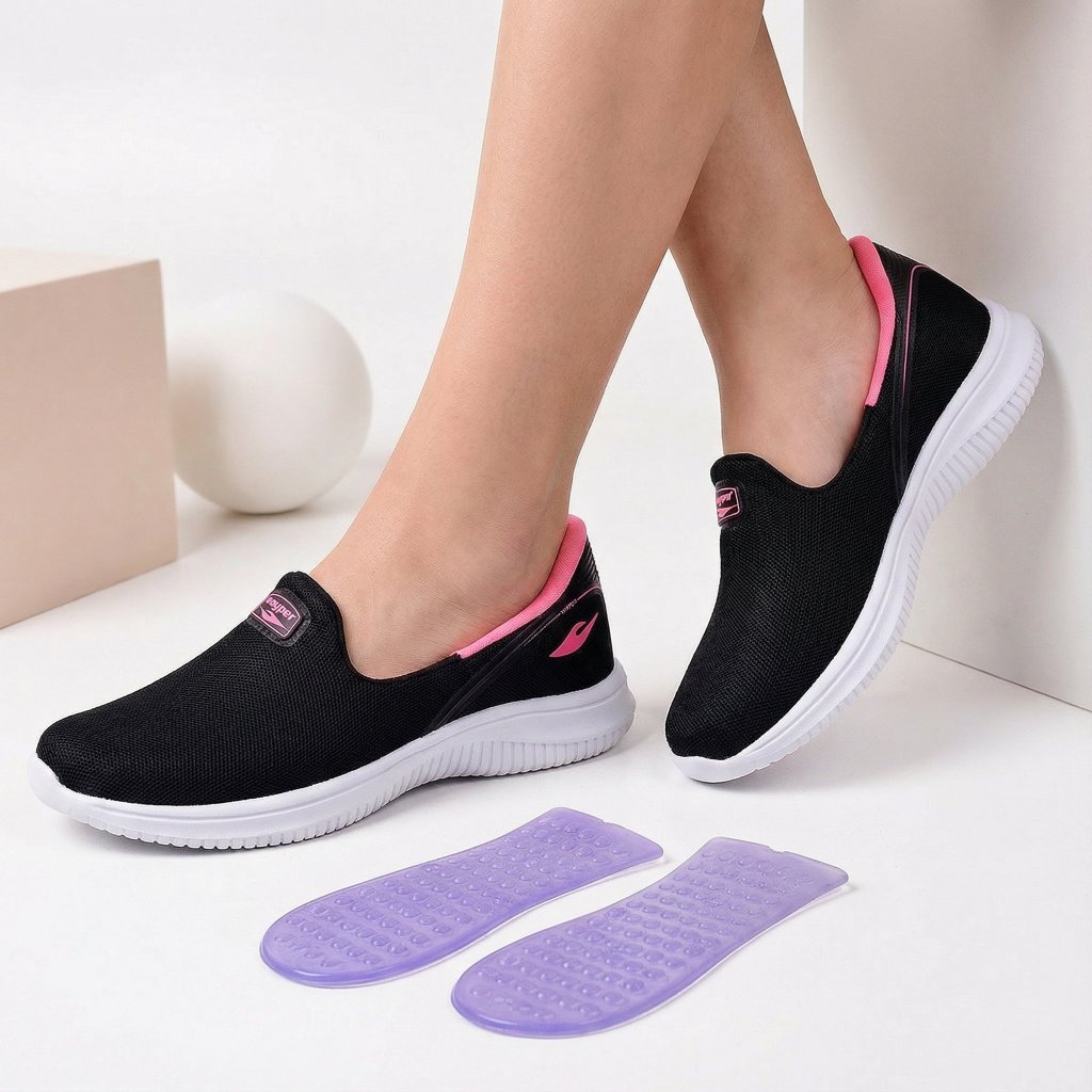 Sapatilha Feminina Esportiva Conforto Ortopédico com Palmilha em Gel Antiderrapante
