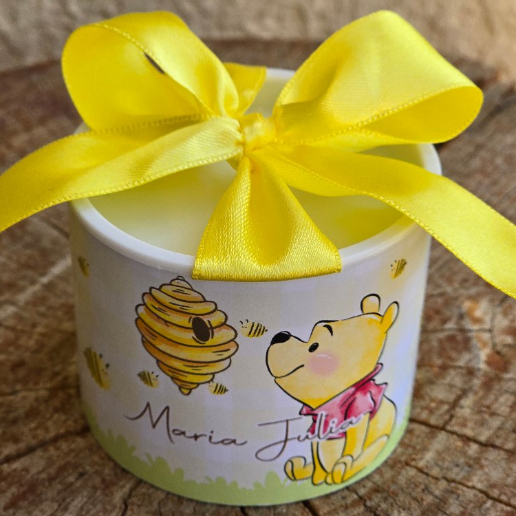Kit Tubolatas Personalizadas URSINHO POOH | Lembrancinha Maternidade | Aniversário | Chá de Bebê | 5x6 - Vários temas