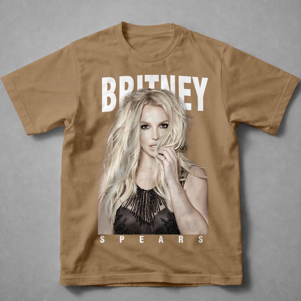 Camiseta Cantora Britney Spears Pop Internacional Camisa Premium! em Oferta na Shopee