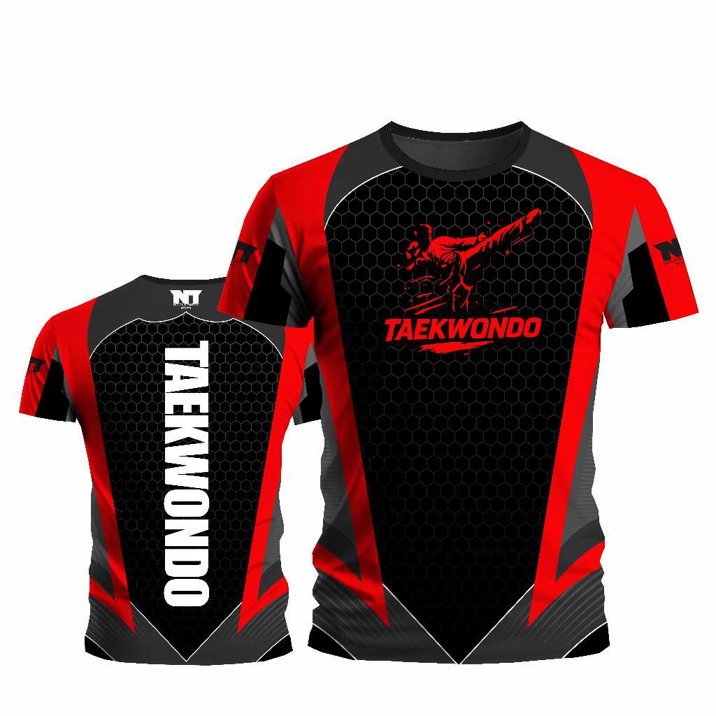 Camiseta Taekwondo Esportiva Masculina Dry Fit Treino Artes Marciais
