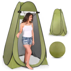 Barraca Camping Iglu 150x150x190cm , Trocador e Banheiro Portátil com Bolsa - Para Praia e Acampamento