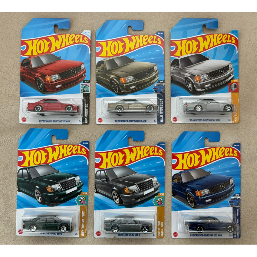 Hot Wheels Mercedes Benz 500 E / 560 Sec AMG 89'