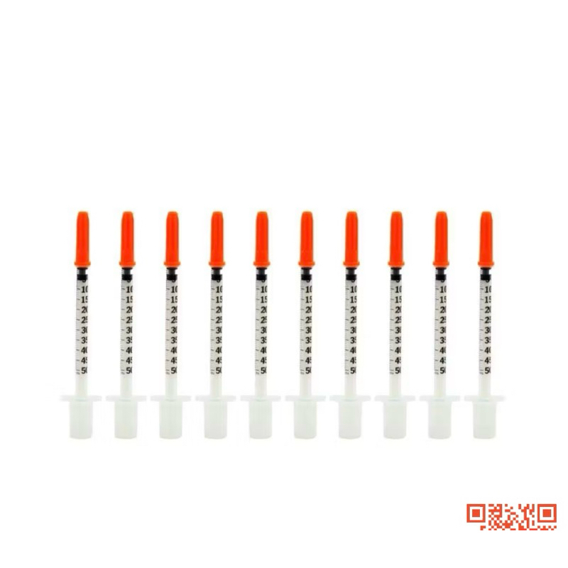 Seringa Insulina 0,5ml 6x0,25mm 31G Agulha Fixa  ( KIT COM 10 UNIDADES ) em Oferta na Shopee