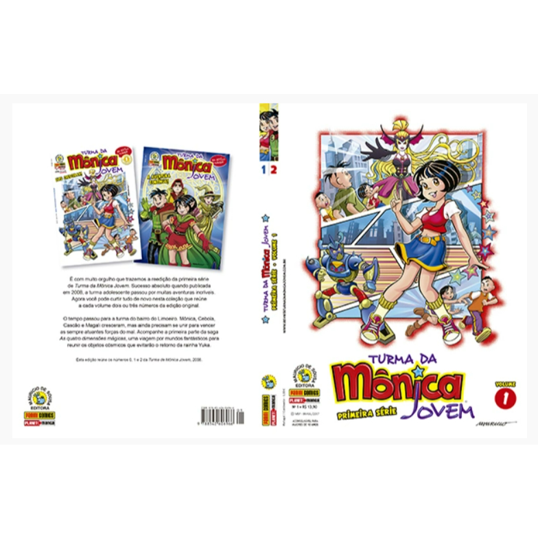 Coleção Turma da Mônica Jovem 34 Volumes da Primeira Edição