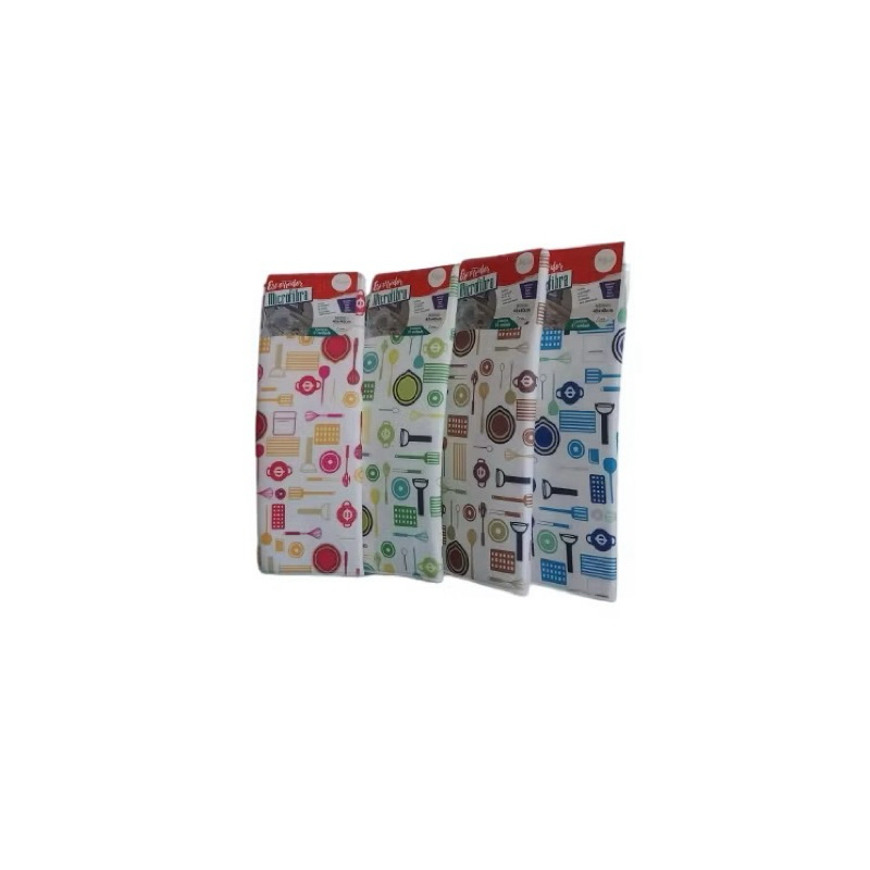 KIT COM 3 PANOS PARA LIMPEZA | TAM.: 30X30CM | MICROFIBRA | FLANELA | FLANELINHA | PIA | COZINHA | HIGIENE | LAVÁVEL