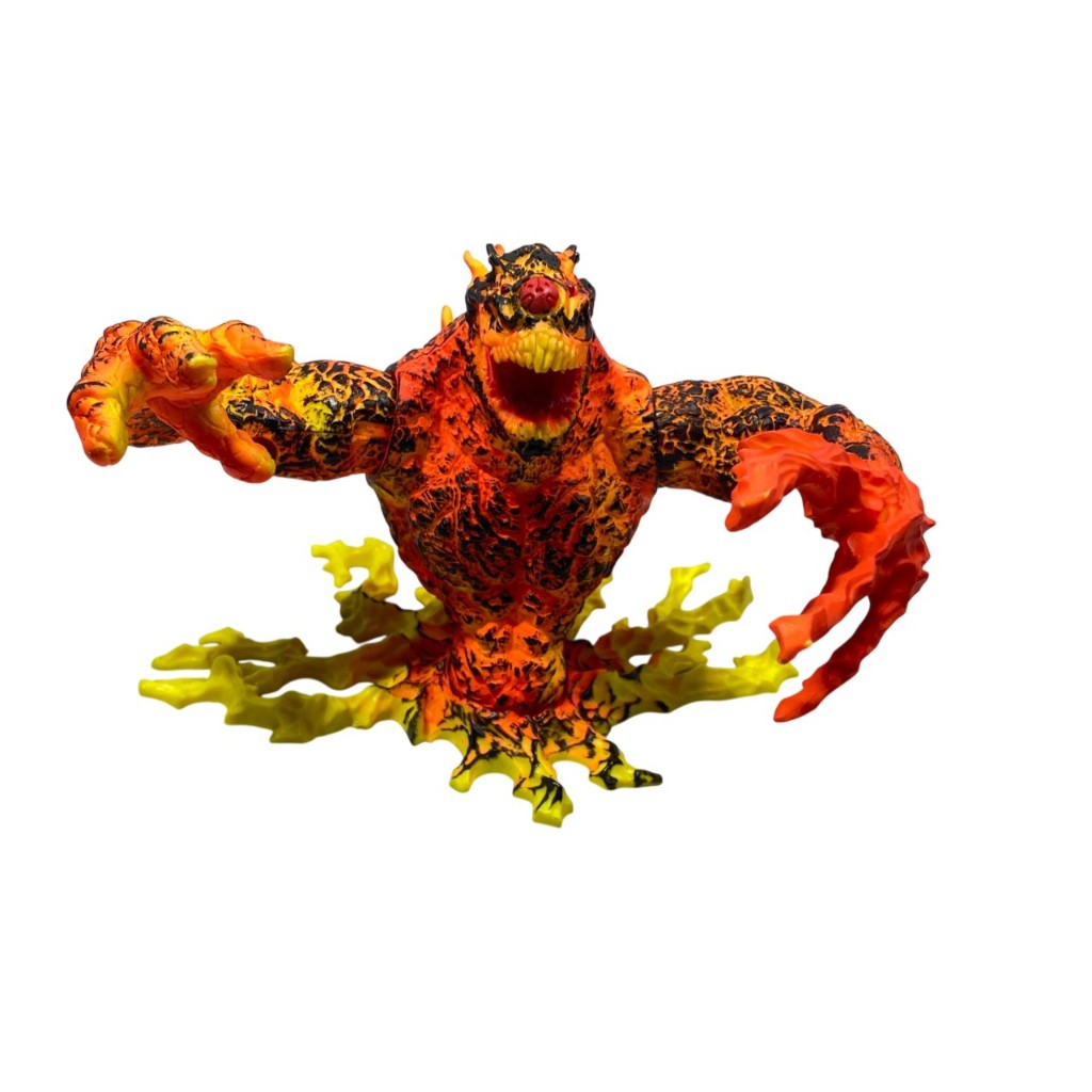 Boneco Vilão Elementor Magma Max Steel 15cm
