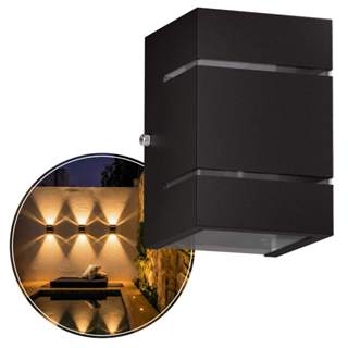 Arandela 2 Focos E Frisos Externa Parede Muro MF115 em Oferta na Shopee