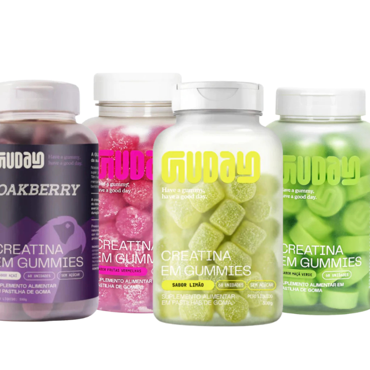 Guday Creatina em Gummy - 60 unidades
