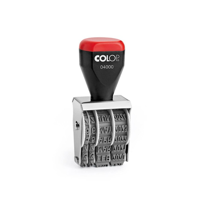 Carimbo datador manual, 4mm, CODTO4000B, Nova Era - BT 1 UN em Oferta na Shopee