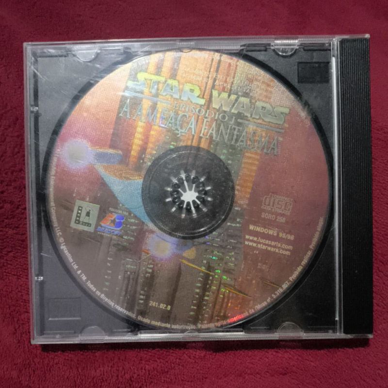 CD Star Wars Episódio I: A Ameaça Fantasma Game PC