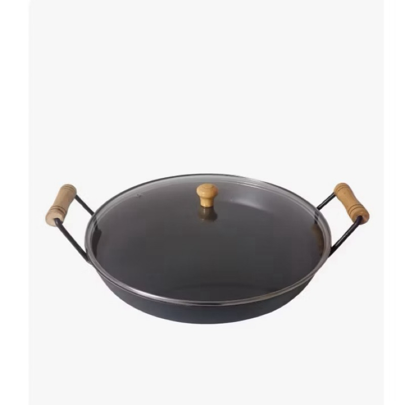 Disco de Arado N 41 ou 34 Chapa 5 Cm de PROFUNDIDADE Aço Frigideira Bifeira com Tampa de Vidro Frigideira Bifeira Paeja