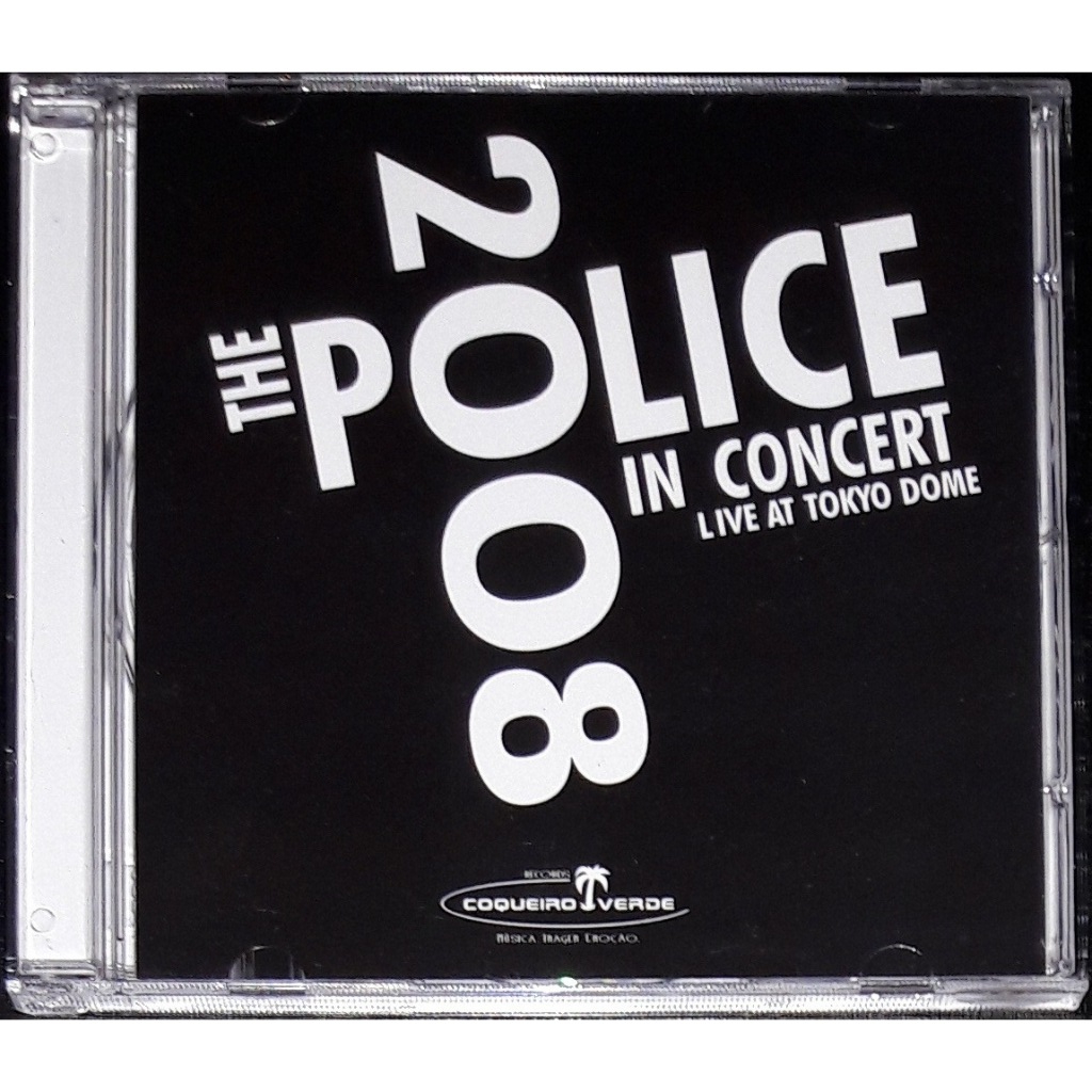 The Police CD In Concert Live at Tokyo Dome 2008 Raro Show Ao Vivo Turnê de Reunião Sucessos Anos 70 80 Sting Excelente