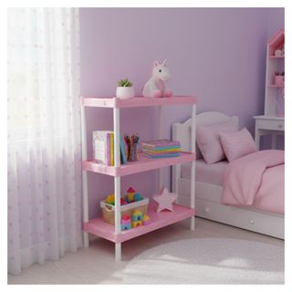 Estante Organizadora Rosa Bebê Modular com 3 Prateleiras – 409 em Oferta na Shopee