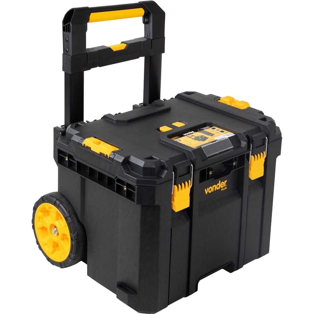 Caixa Plástica Com Rodas P/ Ferramentas CRV 900 Vonder Plus em Oferta na Shopee
