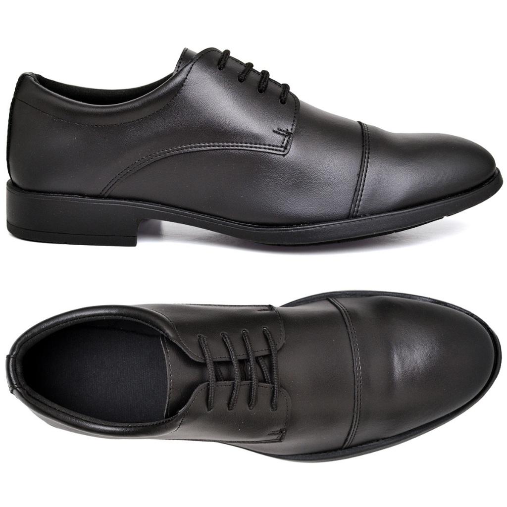 Sapato Social Masculino Preto Marrom Cadarço Confortável Esporte Fino Couro Oxford Sapatenis Casual