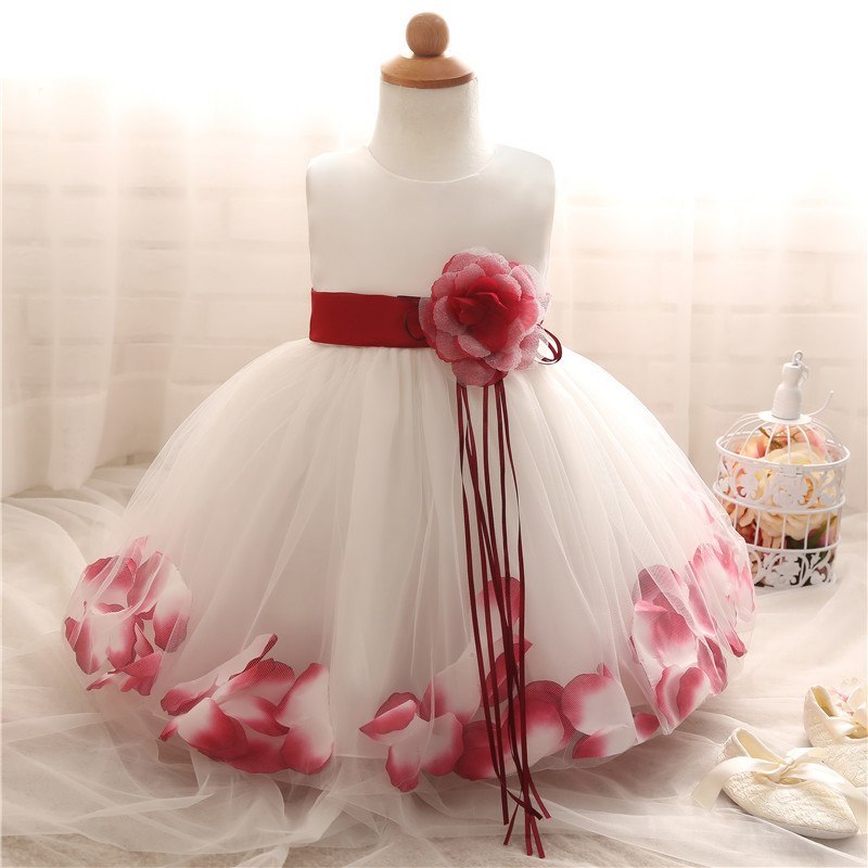 Vestido Festa Princesa Menina para casamento batizado luxo Roupa Elegante Fofo Infantil
