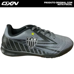 Chuteira Infantil OXN Dynamic 3 Galo Indoor Leve, Confortável