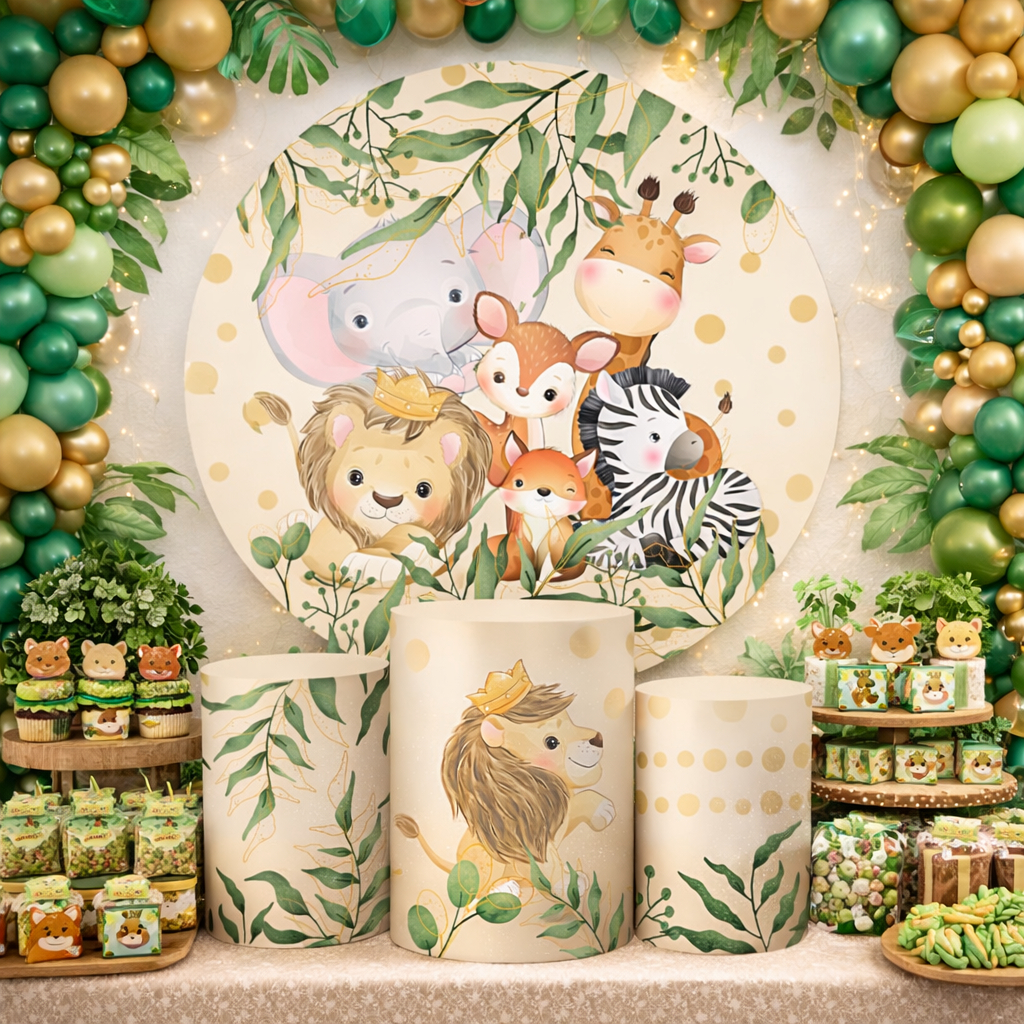 Trio Capas Cilindros + Capa de Painel Safari Baby Veste Fácil em Oferta na Shopee