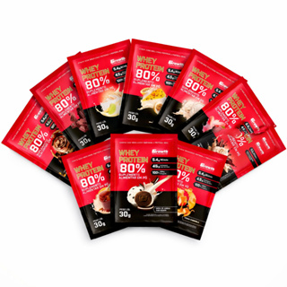 Sachês Whey Protein 80% 30g Sabores Variados Proteína 19 Sabores Disponíveis em Oferta na Shopee