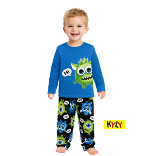 Pijama malha inverno Infantil Menino  Kyly 1 ao 3 1001647 em Oferta na Shopee