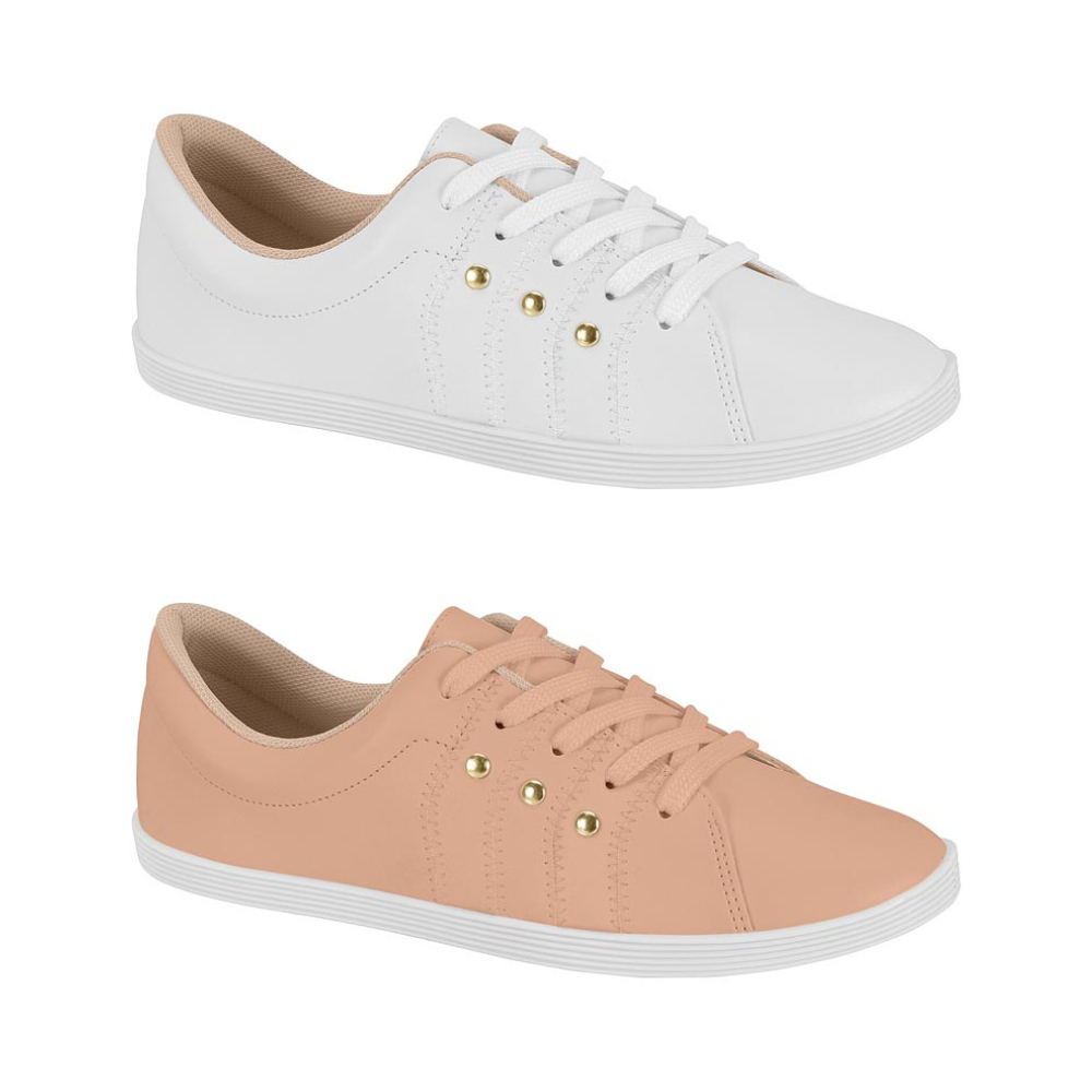 Tenis Casual Beira Rio Branco Confortavel