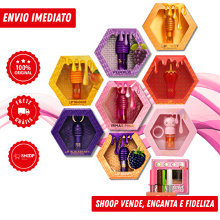 Gloss By Fran Lip Honey + Purple + Irmãs Pina + Lip Morango do Amor | Escolha a variação em Oferta na Shopee