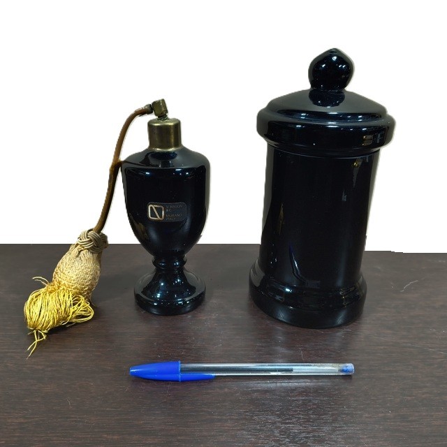 Jogo Perfumeiro 18x7cm E Porta Algodão 22x10cm Murano Itália