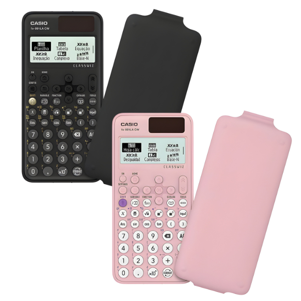 Calculadora Científica Casio Classwiz fx-991LACW Preta Rosa 550 Funções Display Natural em Oferta na Shopee