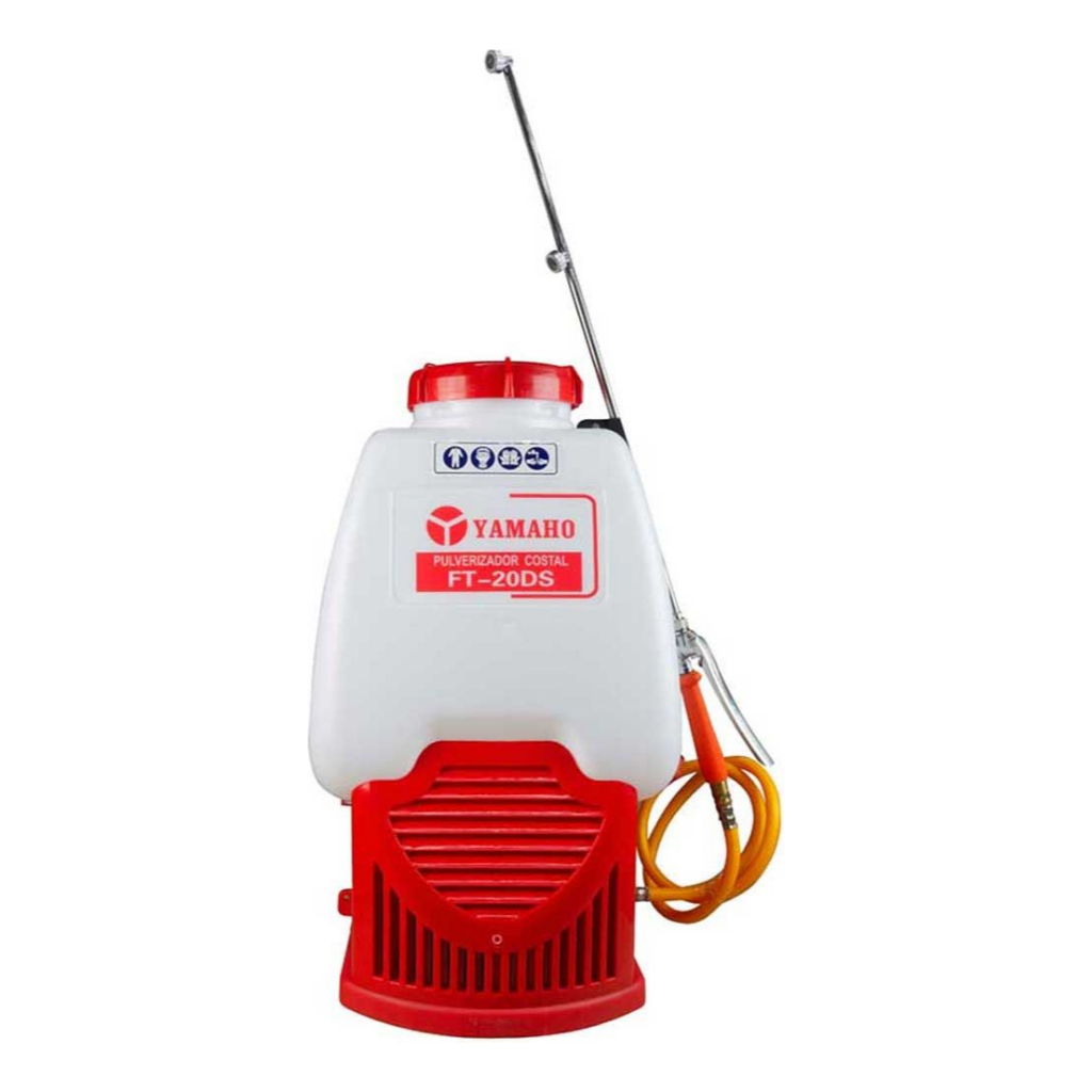 Pulverizador Costal Á Bateria Yamaho Ft-20ds 20l Vermelho/branco