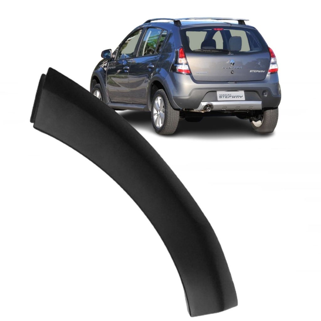 Moldura Alargador Parachoque Traseiro Sandero 2012 13 14 Stepway Menor