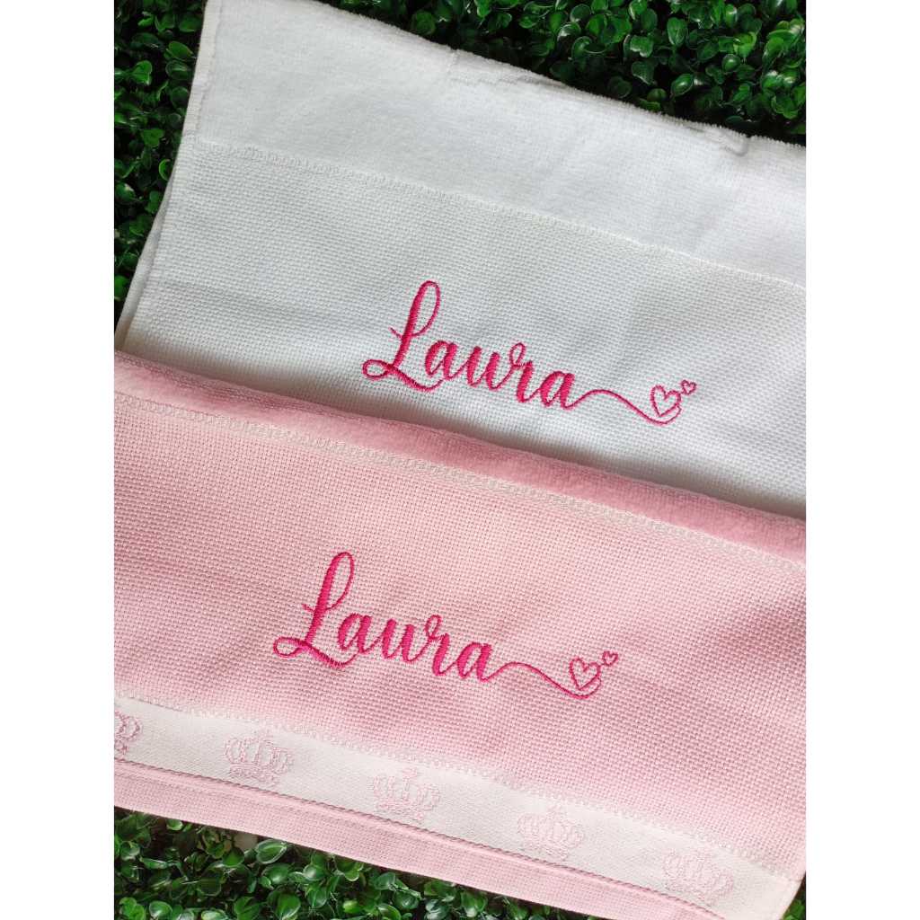 Toalhinha de Boca para Bebê Dohler – Coroa | 30x45 cm | Personalizada