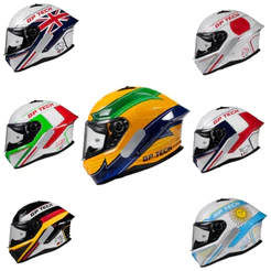Capacete Moto GP Tech Pilot GP Fechado Viseira Cristal Design Esportivo