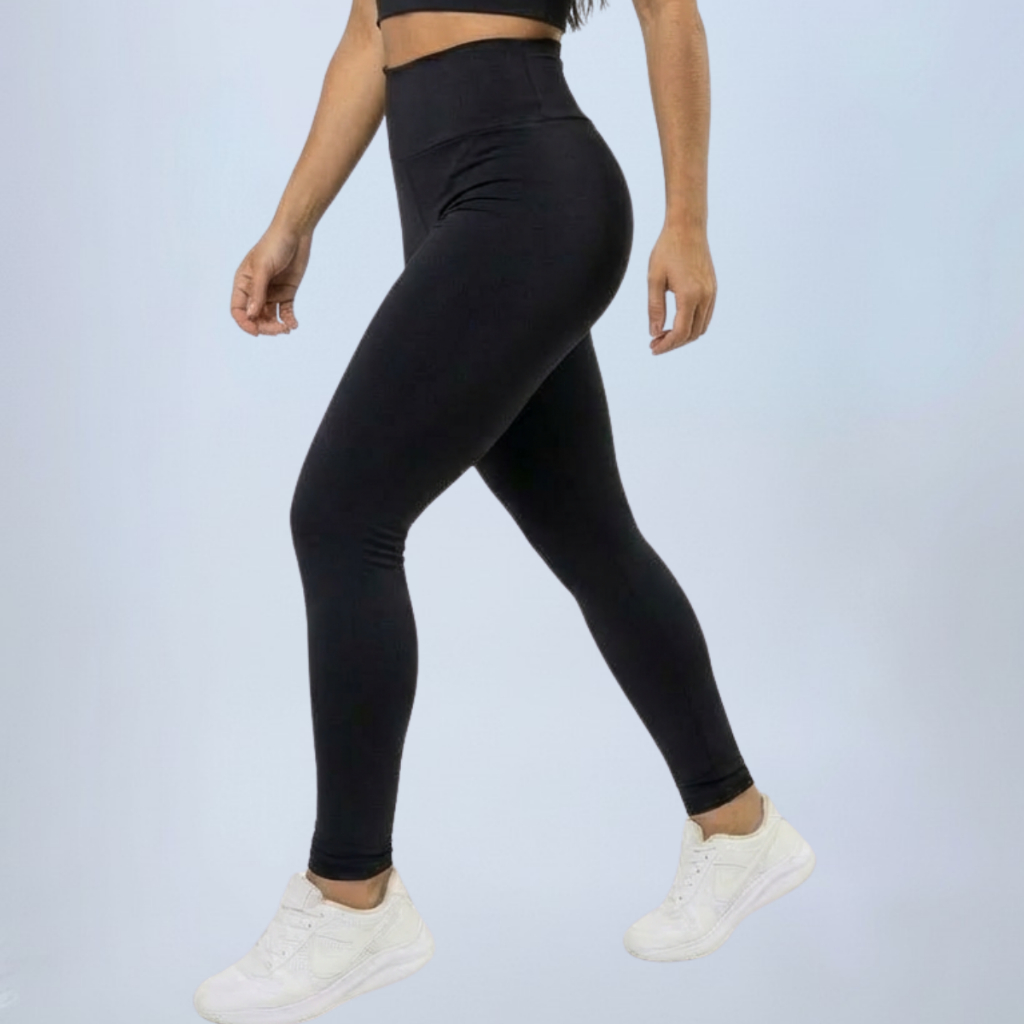 Calça Legging Fitness Feminina Cintura Alta Suplex Academia Treino Confortável Sem Transparência