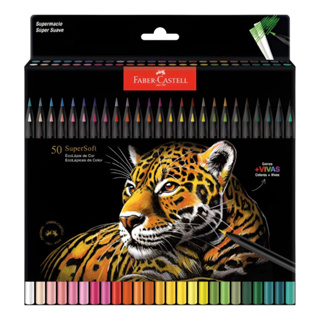 Lápis de Cor EcoLápis Super Soft 50 Cores - Faber Castell em Oferta na Shopee