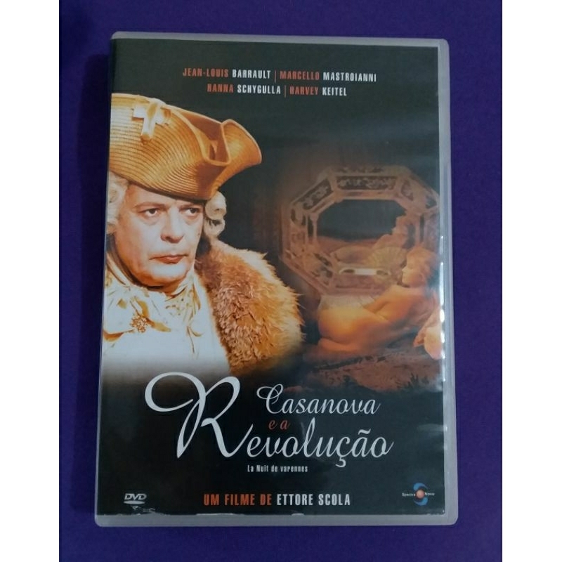 DVD Casanova e a Revolução (Marcello Mastroianni) - Ettore Scola