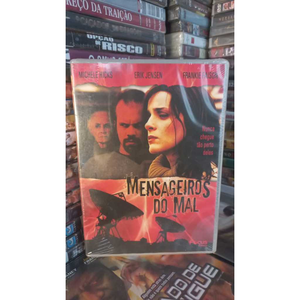 Dvd ( Lacrado) Mensageiros Do Mal Michele Hicks Erik Jensen Amy Wright Nunca chegue tão perto deles