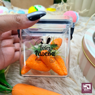 Adesivo Transparente Feliz Páscoa 4cm Coelhinho Etiqueta Páscoa Cone Ovo Páscoa Chocolate Embalagem em Oferta na Shopee