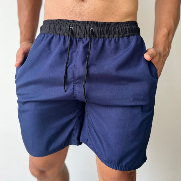 Short Tactel Com Elastano Masculino Bermuda Treino Academia Corrida Casual Secagem Rápida