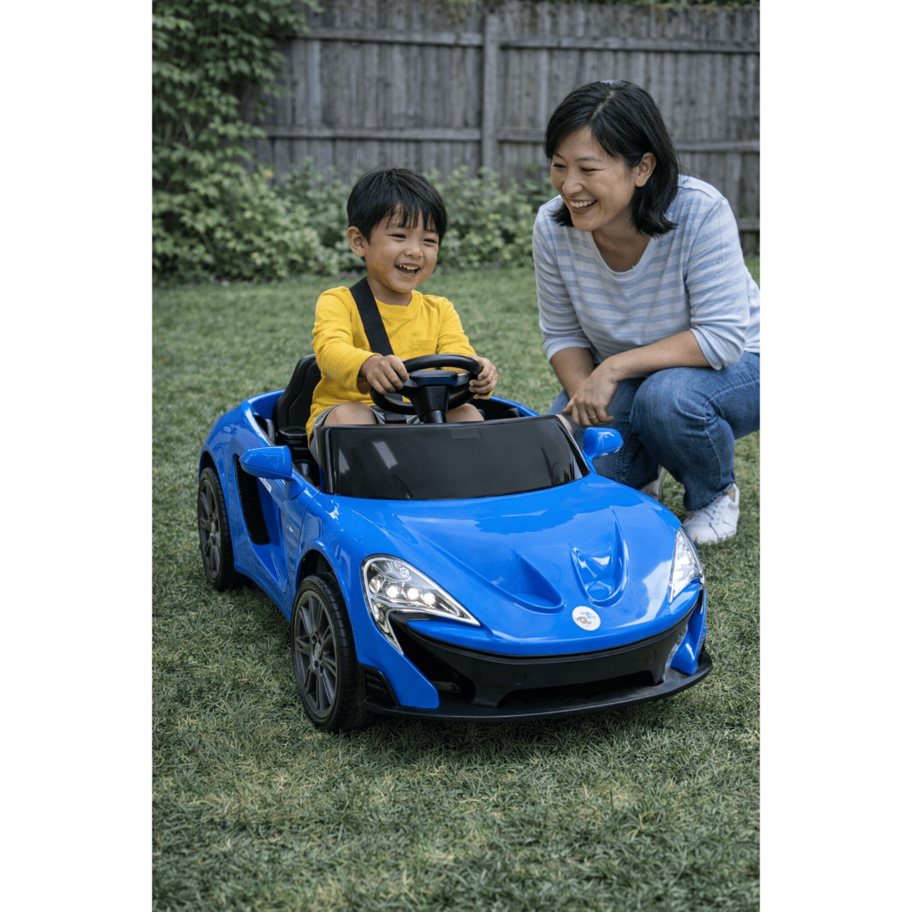 Carro Elétrico Infantil 6V Mini Esportivo McLaren Azul
