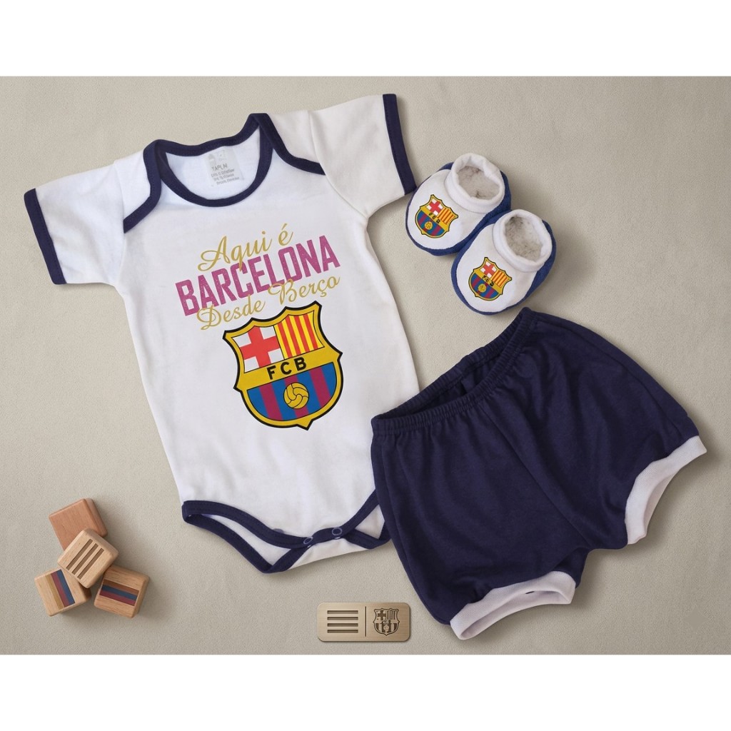KIT BEBÊ BARCELONA INFANTIL QUALIDADE OFERTA