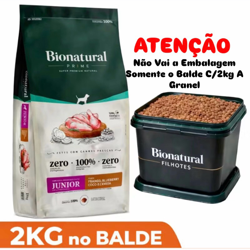 Ração Super Premium Bionaural Prime Caes Filhotes Raças Pequenas Junior Frango …