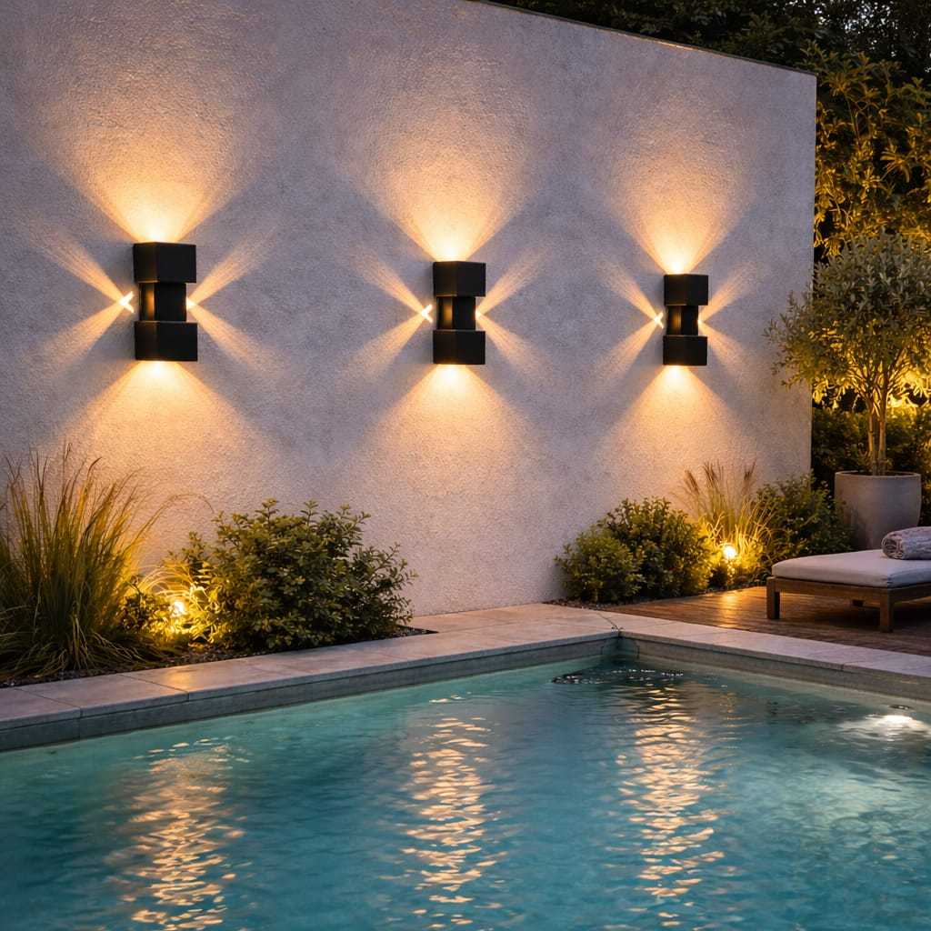 Arandela Perfil 25cm Luminária Alumínio Parede Efeito G9 Lâmpada Halopin Luz Quente 3000k Luz Fria 6500k