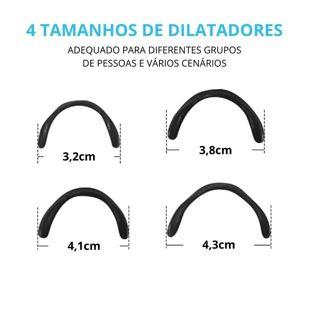 Expansor Nasal Anti-Ronco Para Respiração Silencioso E Confortável Anti-Ronco E Congestão