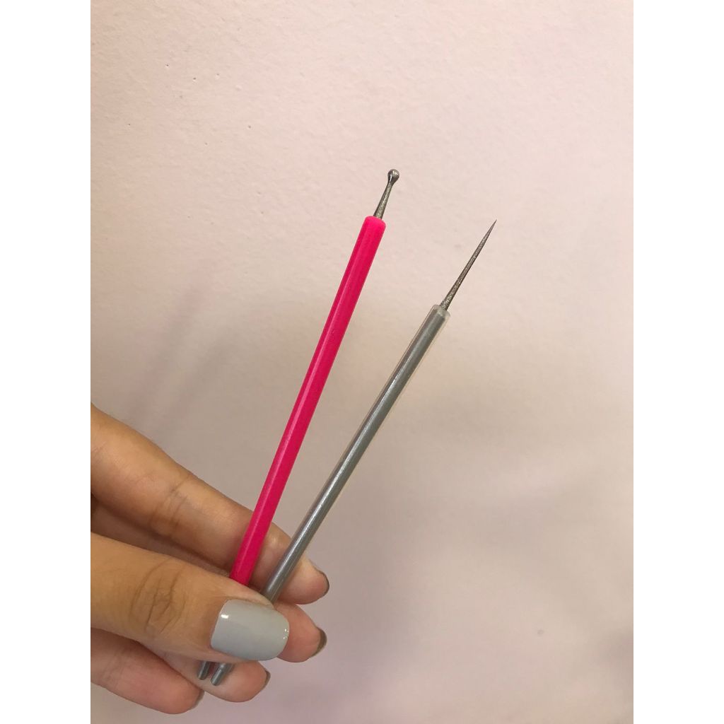 Kit 1 Boleador em Inox + 1 Perfurador com Silicone Anti-derrapante Isis Cutelaria