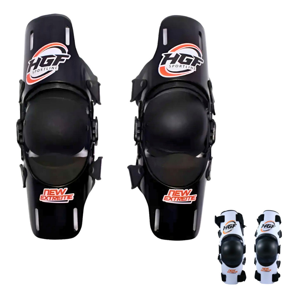 Joelheira Articulada Hgf New Extreme Motocross Trilha Enduro Proteção