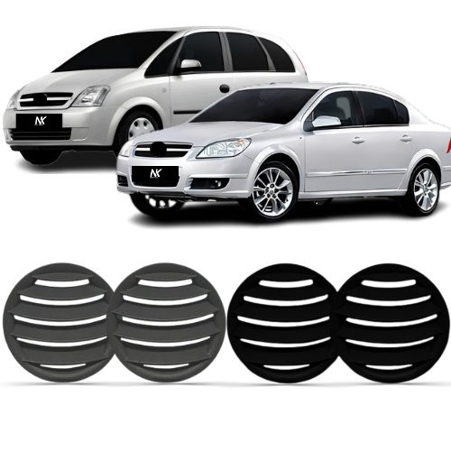 Par  Difusor De Ar Superior Meriva Vectra 2003 2004 2005 2006 2007 2008 2009 2010 2011 2012 Cinza / Preto em Oferta na Shopee