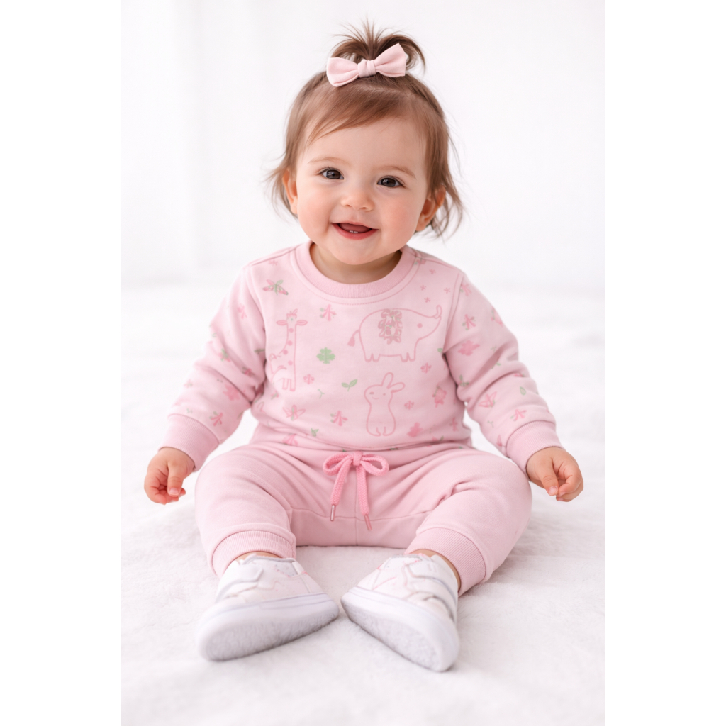 Conjunto Infantil Moletom Menina – Bebê – Sortido - Inverno em Oferta na Shopee