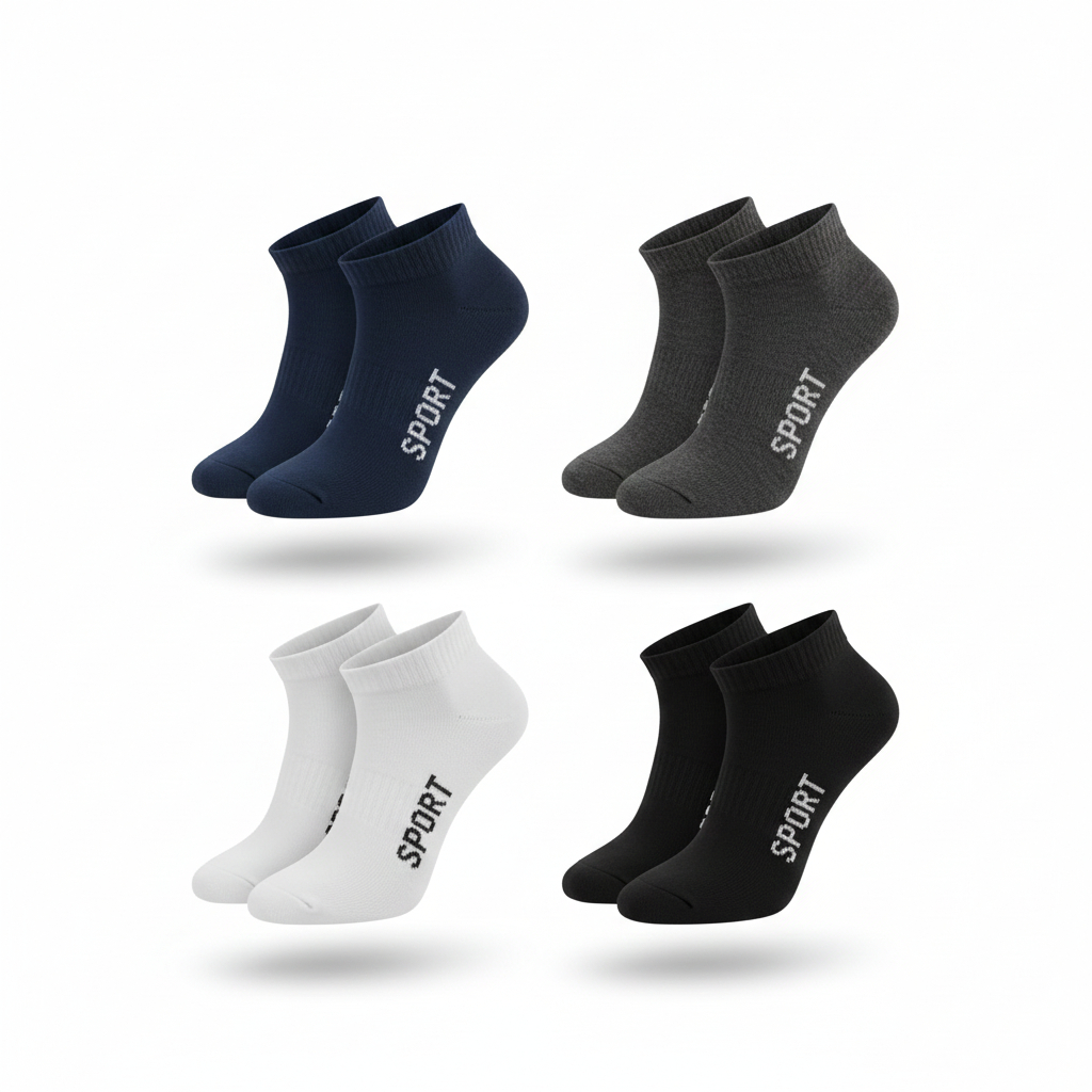 Kit 6/12/18 E 24 Pares de Meias Soquete Cano Curto Masculina Feminina Unissex em Oferta na Shopee