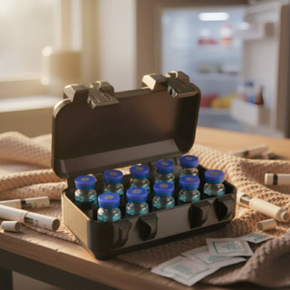 Case Caixa Estojo Porta Frascos Peptídeos Insulina 3ml Ampolas Proteção Geladeira em Oferta na Shopee