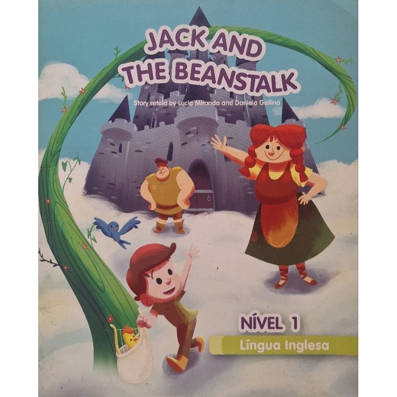 (Veja o vídeo) - Livros USADOS: Jack and the Beanstalk- Recontada por Lúcia Miranda e Daniela Gallina